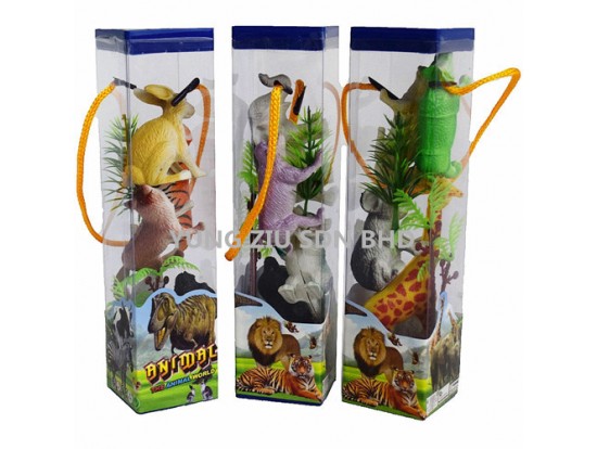 H04140048#4PCS ANIMAL WORLD TOY SET